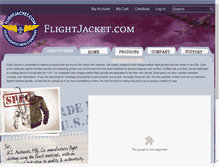 Tablet Screenshot of flightjacket.com